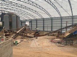 青石加工成建筑骨料使用的什么破碎機生產(chǎn)線？