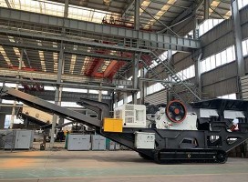 履帶式移動式破碎站價(jià)格浙江嘉興建筑垃圾破碎站資源利用取碩果