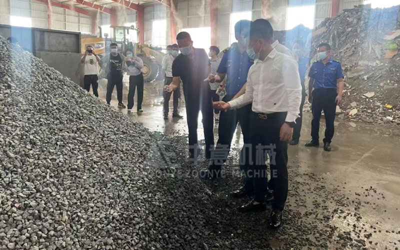 分揀、破碎的建筑骨料